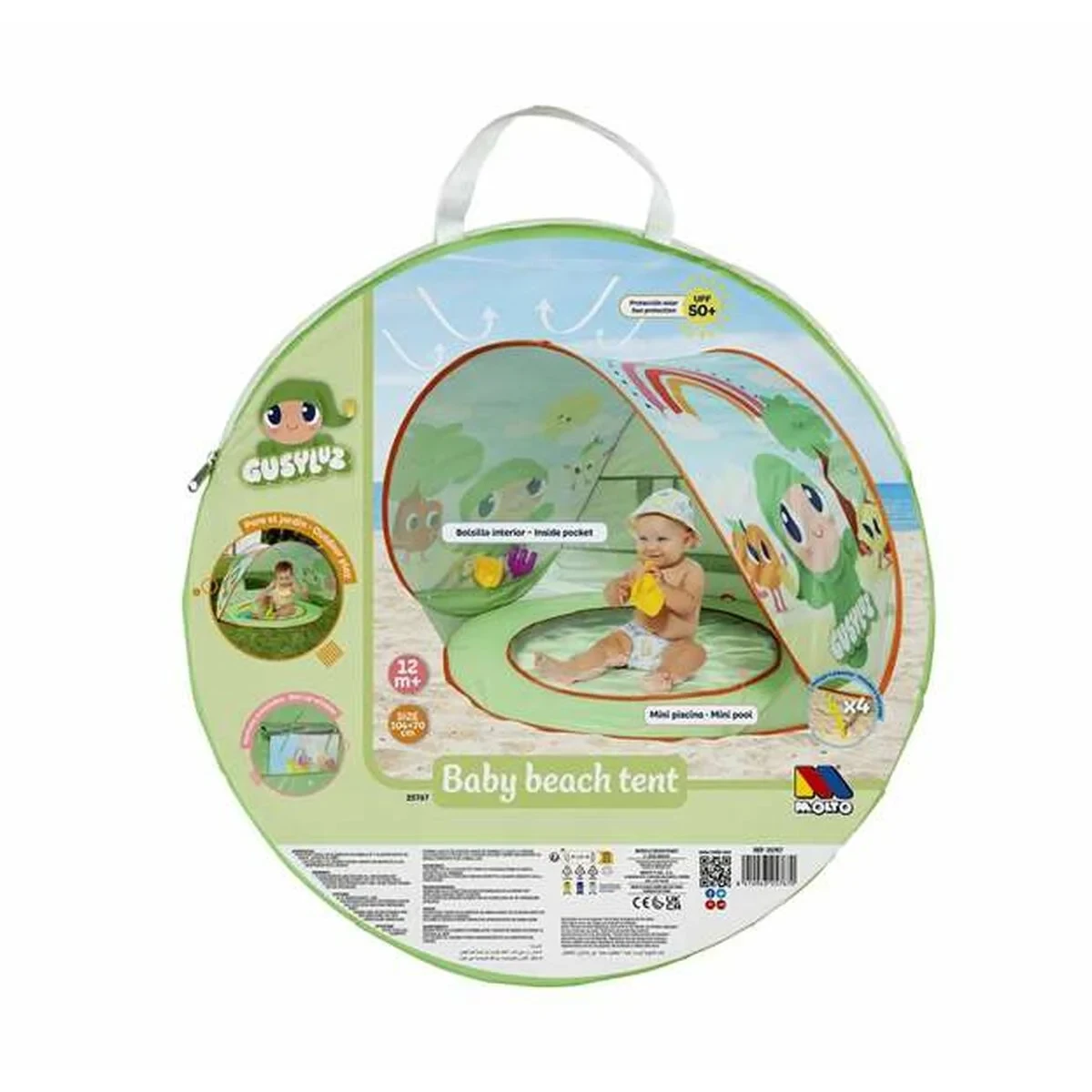 Tienda de Playa con Piscina para Niños Moltó