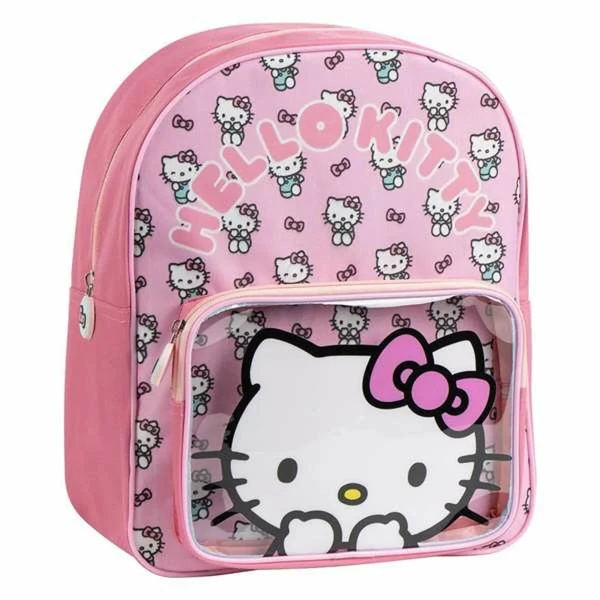 Mochila Escolar Hello Kitty Rosa