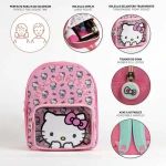 Mochila Escolar Hello Kitty Rosa