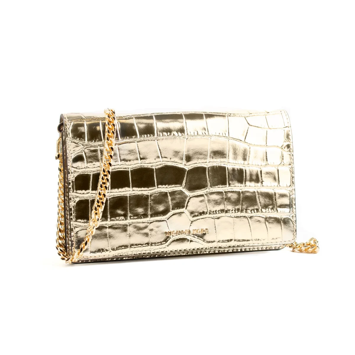 Bolso Bandolera Michael Kors 32F4GJ6C8K-PALE-GOLD Dorado 22 x 14 x 6 cm