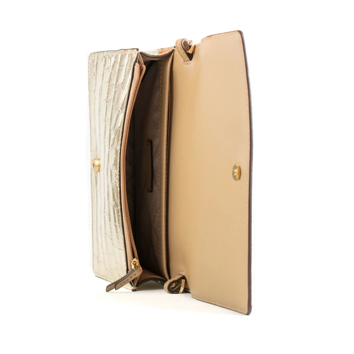 Bolso Bandolera Michael Kors 32F4GJ6C8K-PALE-GOLD Dorado 22 x 14 x 6 cm