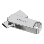 Memoria USB PNY PFDI64GDULINKTYCG Plateado Acero 64 GB