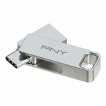 Memoria USB PNY PFDI64GDULINKTYCG Plateado Acero 64 GB
