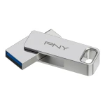 Memoria USB PNY PFDI64GDULINKTYCG Plateado Acero 64 GB
