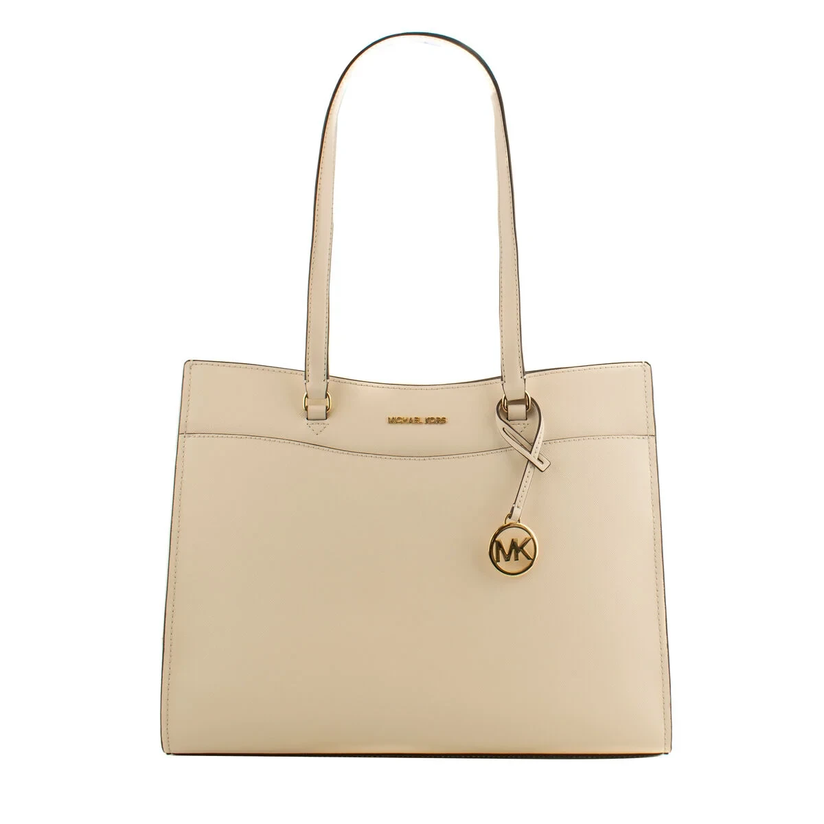 Bolso de Hombro Michael Kors 35F4GTVT9L-LT-CREAM Beige 37 x 28 x 12 cm