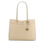 Bolso de Hombro Michael Kors 35F4GTVT9L-LT-CREAM Beige 37 x 28 x 12 cm
