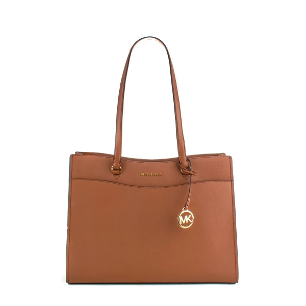Bolso de Hombro Michael Kors 35F4GTVT9L-LUGGAGE Marrón 37 x 28 x 12 cm