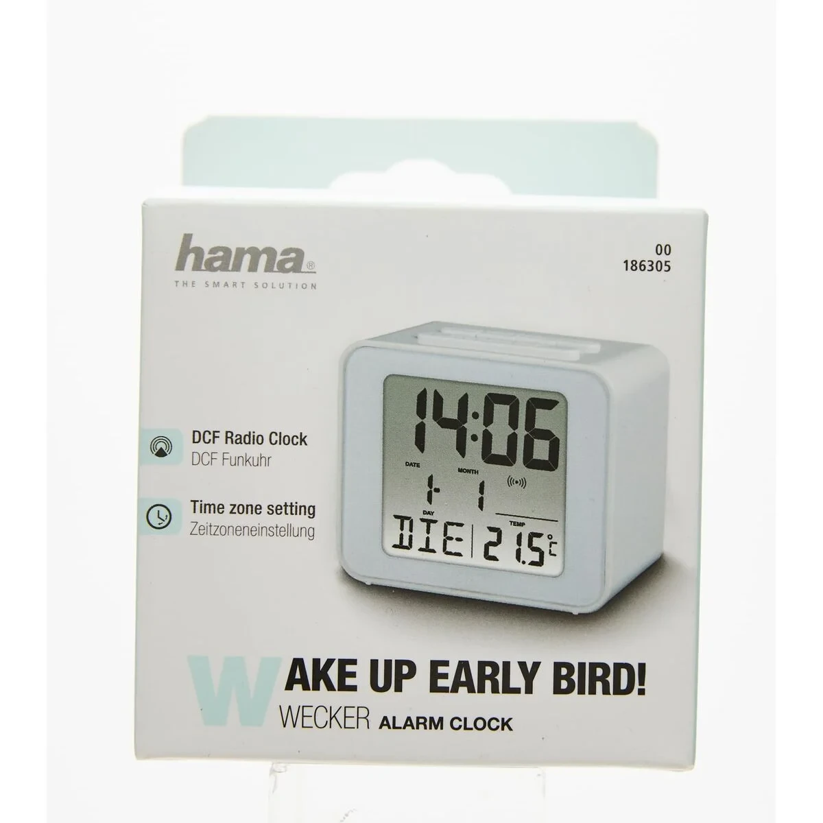 Reloj Despertador Hama 00186305 Blanco