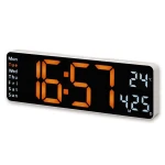 Reloj de Pared con Termómetro Hama 00222224 Blanco Negro