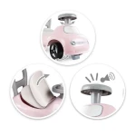 Correpasillos Smoby Negro Rosa 2 en 1