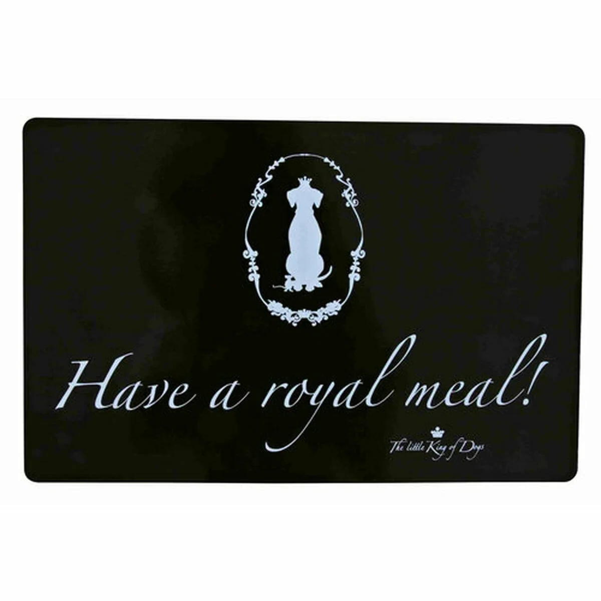Tapete Trixie Have a royal meal Negro Plástico 44 × 28 cm