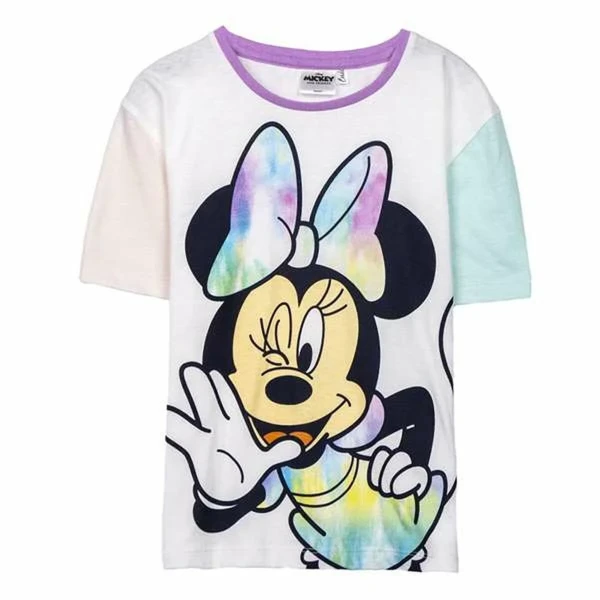 Camiseta de Manga Corta Infantil Minnie Mouse Verde oscuro 5 Años