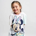 Camiseta de Manga Corta Infantil Minnie Mouse Verde oscuro 5 Años