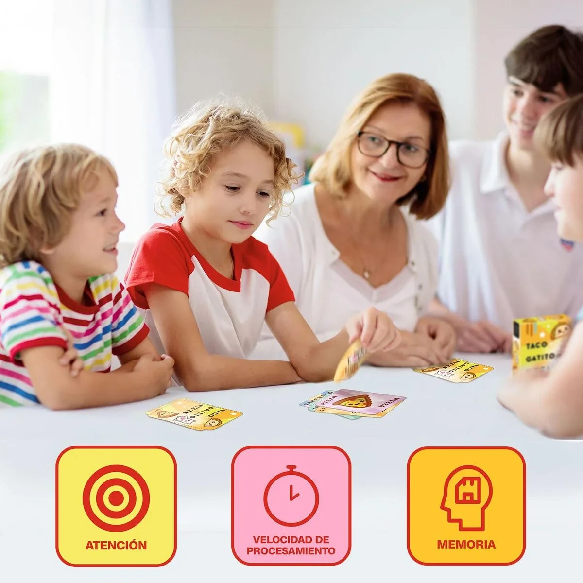 Juego de Cartas Lúdilo Amarillo ES