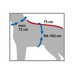 Albornoz para perro Trixie Gris XL