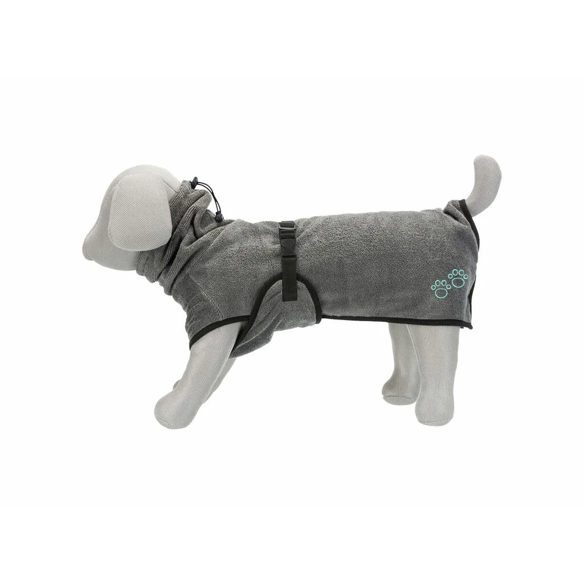 Albornoz para perro Trixie Gris XL