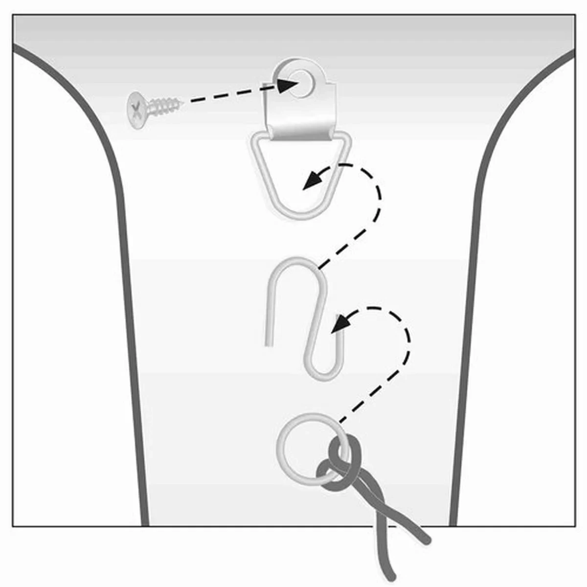 Red de seguridad Trixie Negro 120 × 100 CM