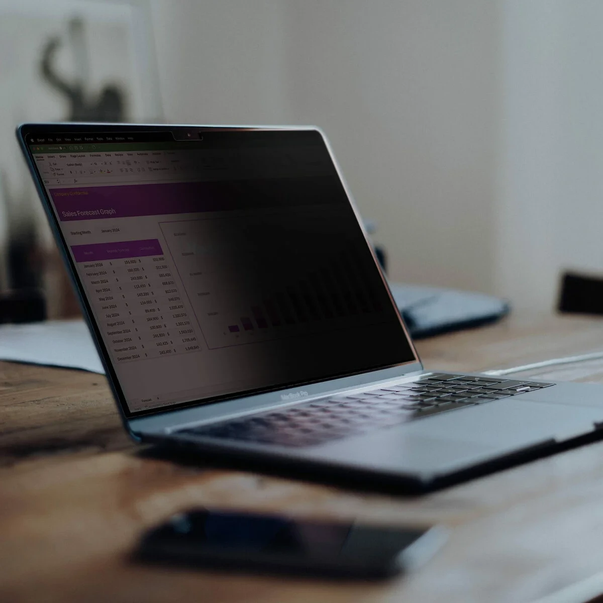 Soporte para Portátil Startech 133T6-PRIVACY-SCREEN Plástico