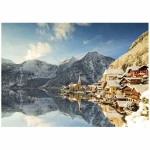 Puzzle Educa Winter in Hallstatt, Austria