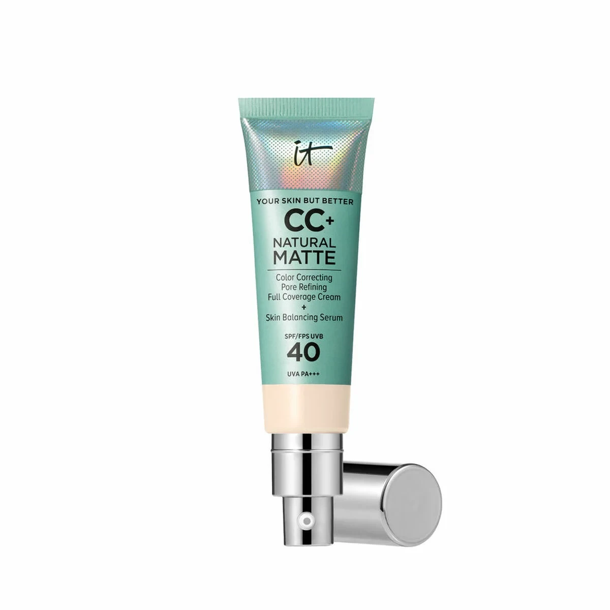 Crema Hidratante CC Cream It Cosmetics CC+ NATURAL MATTE Fair Ivory Spf 40 32 ml
