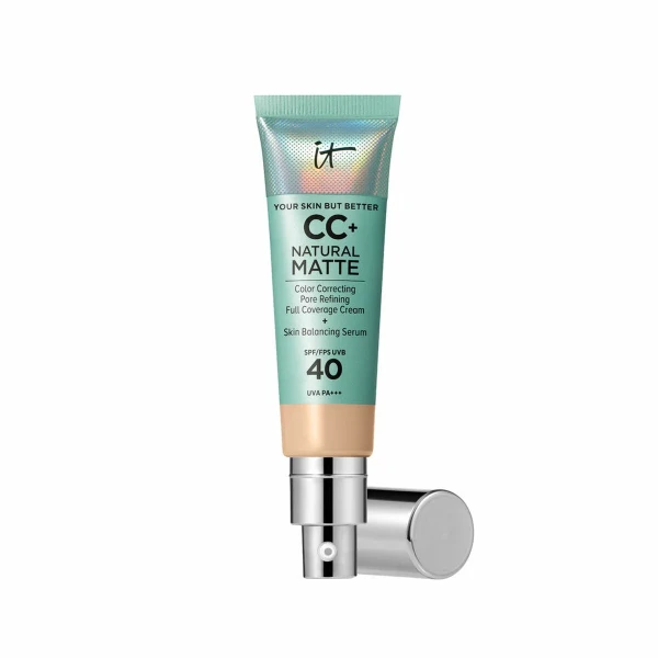 Base de Maquillaje Cremosa It Cosmetics CC+ NATURAL MATTE Light Claro Spf 40 32 ml
