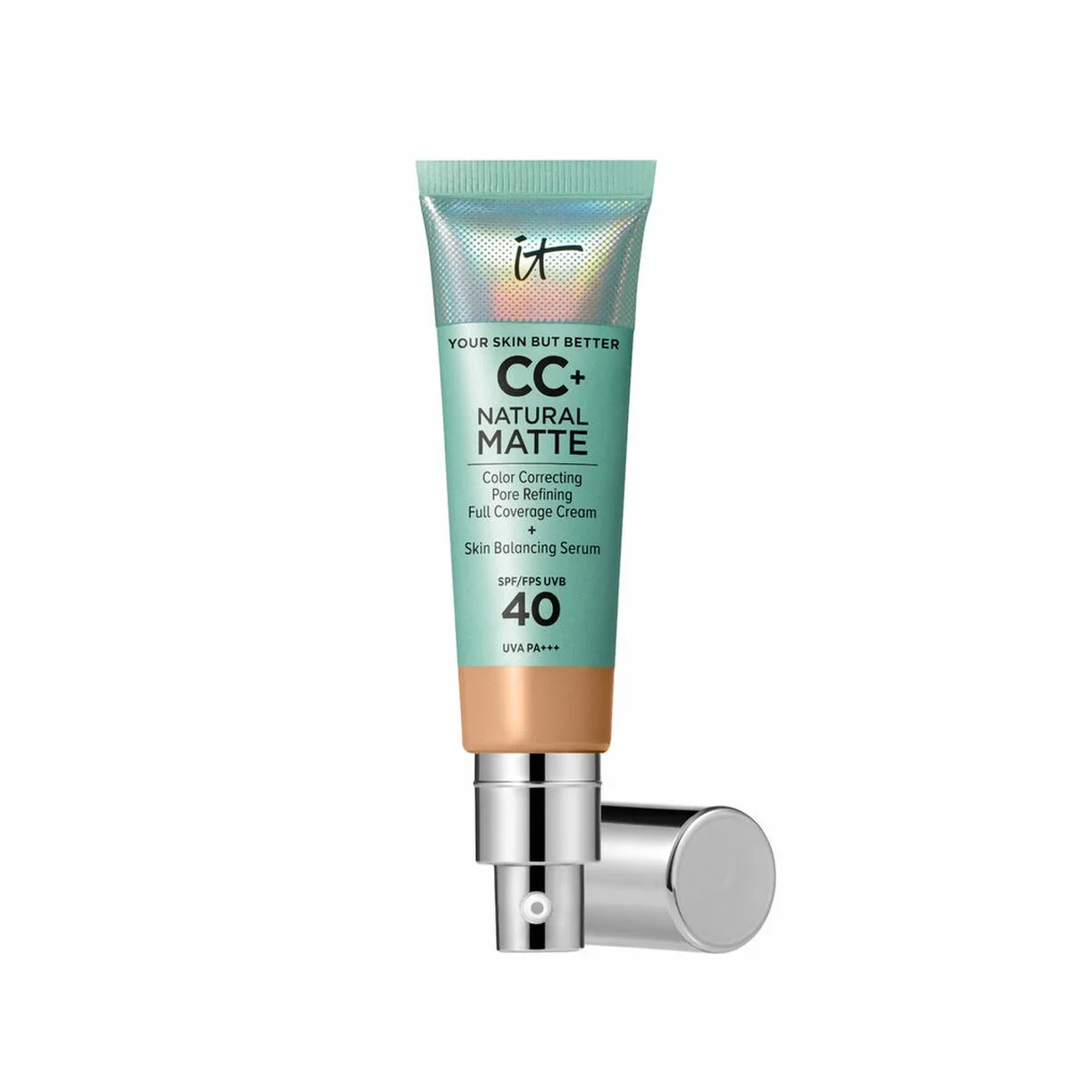 Base de Maquillaje Cremosa It Cosmetics CC+ NATURAL MATTE neutral tan Spf 40 32 ml