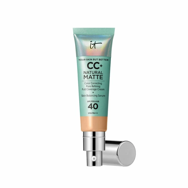 Base de Maquillaje Cremosa It Cosmetics CC+ NATURAL MATTE Medium Spf 40 32 ml
