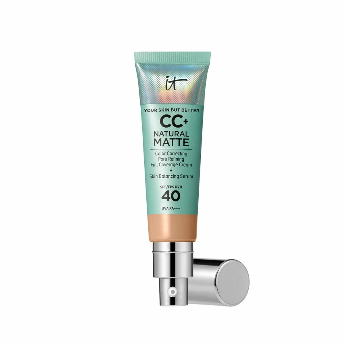Base de Maquillaje Cremosa It Cosmetics CC+ NATURAL MATTE Neut Medium Spf 40 32 ml