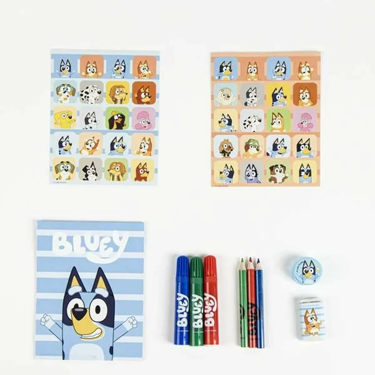 Set de Papelería Bluey Azul